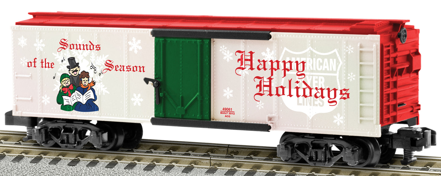 American Flyer 6-49061 S Scale Christmas Music Reefer LN/Box