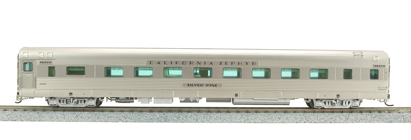 Broadway Limited 1521 HO WP Silver Poplar California Zephyr Sleeper Car #872