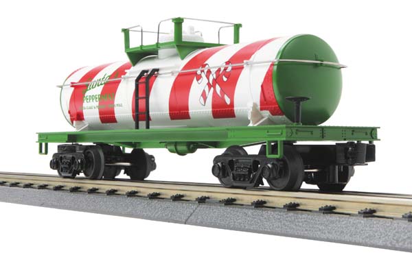 MTH 33-7326 O Gauge 'Santa's Peppermint' Christmas Tank Car LN/Box