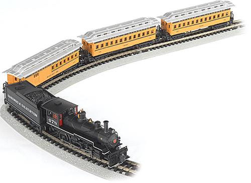 Bachmann 24020 N Scale Durango and Silverton Steam Starter Passenger Train Set MT/Box