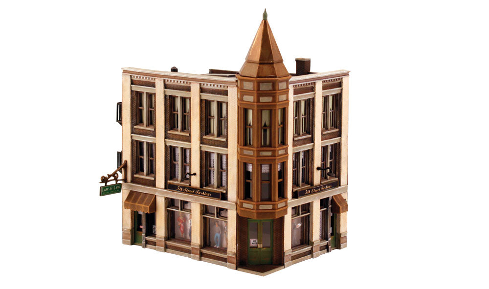 DPM 12800 HO Scale Corner Department Store Kit