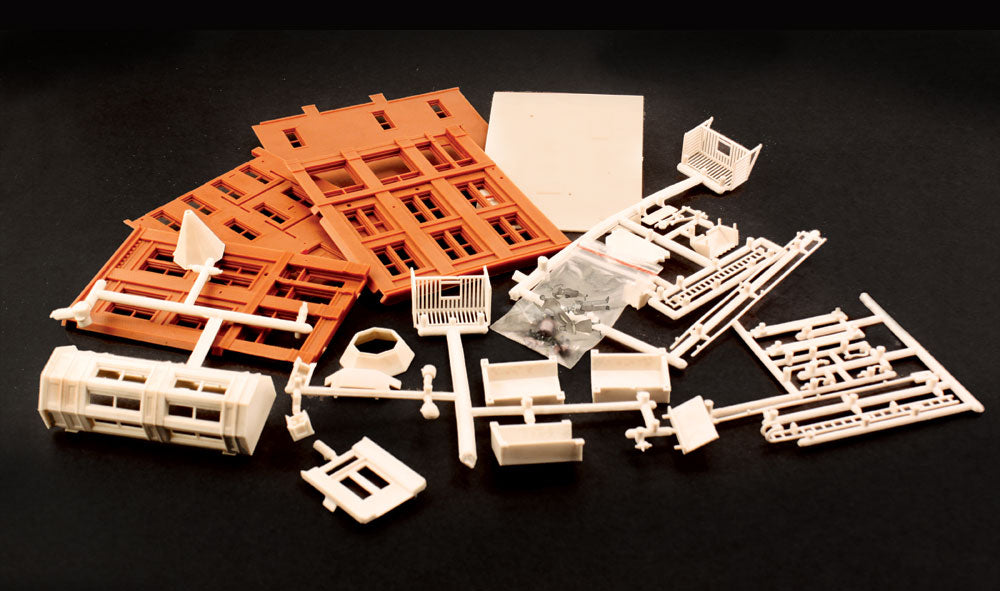 DPM 12800 HO Scale Corner Department Store Kit