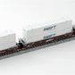 Kato 106-6167 N BNSF MAXI-IV 53' Stack Car w/Swift Container #254000 Set NIB