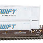 Kato 106-6167 N BNSF MAXI-IV 53' Stack Car w/Swift Container #254000 Set NIB