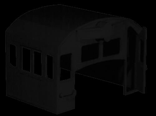 Hi-Tech Details 5004 HO Post 1972 4-Window Version G.E. Diesel Cab Kit