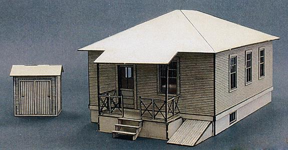 InterMountain 84503 HO Laser Cut ATSF Lineside Set #3 Building Kit