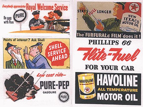 JL Innovative Design 165 HO 1950's Gas Station Signs (6)
