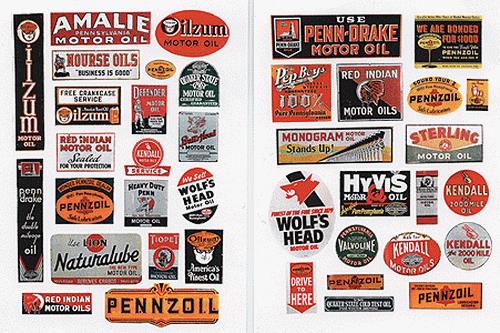 JL Innovative Design 294 HO Motor Oil Signs, Non-Gas Brands 1930-1950 (38)