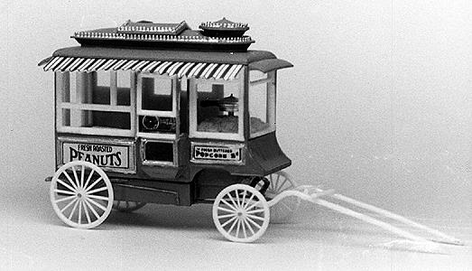 Jordan Products 360-235 1912 Popcorn Wagon with Horse Team Kit
