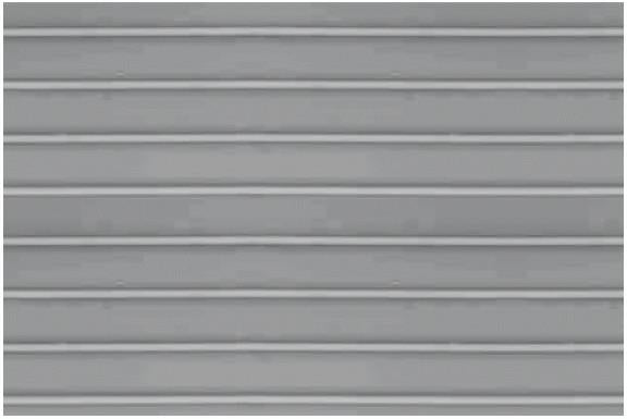 JTT Scenery Products 97407 HO Patterned Plastic Ribbed Metal Roofing (Pack of 2)