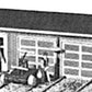 JV Models 1005 N Scale Section Tool House Kit (Pack of 2)
