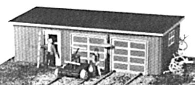 JV Models 1005 N Scale Section Tool House Kit (Pack of 2)