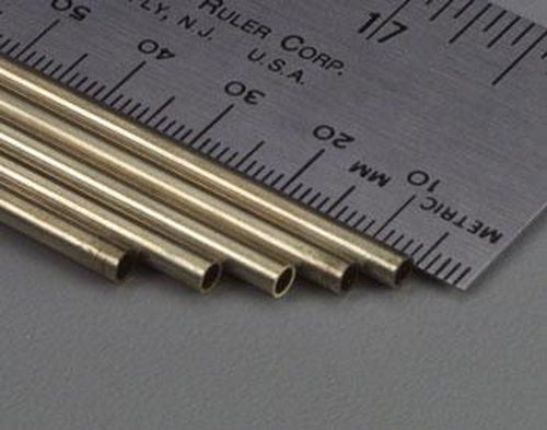K&S 1145 1/8" x 36" Round Brass Tube (Pack of 5)