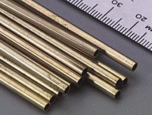K&S 127 1/8'' x 12" Round Brass Tube