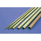 K&S 155 1/4" x 12" Square Brass Tubes Sold By Piece