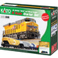 Kato 106-0021 CSX/Dark Future GE ES44AC GEVO N Gauge Diesel Freight Train Set