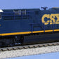 Kato 106-0021 CSX/Dark Future GE ES44AC GEVO N Gauge Diesel Freight Train Set