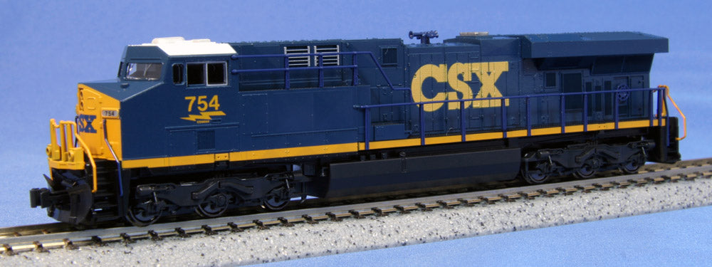 Kato 106-0021 CSX/Dark Future GE ES44AC GEVO N Gauge Diesel Freight Train Set