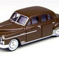 Classic Metal Works 30329 HO Mini Metals Trinidad Brown 1950 Plymouth Sedan Car