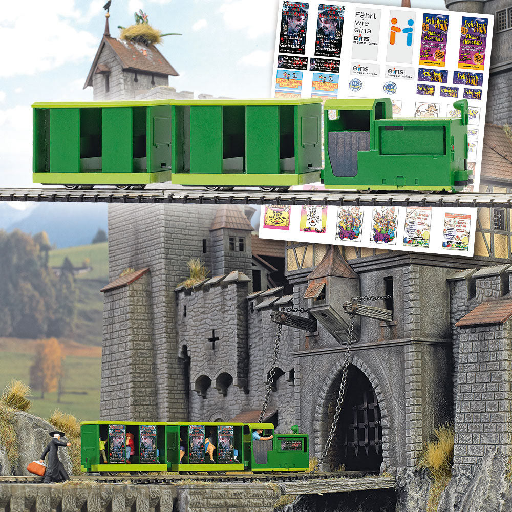 Busch 5005 HO Parkbahn Sightseeing Train Starter Set