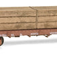 Micro-Trains 85500090 HOn3 Colorado & Northwestern 30' Wood Flatcar w/Load #7 LN/Box