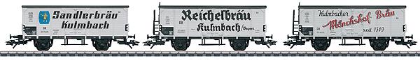 Marklin 48771 Z Scale Kulmbach Beer 3-Car Set