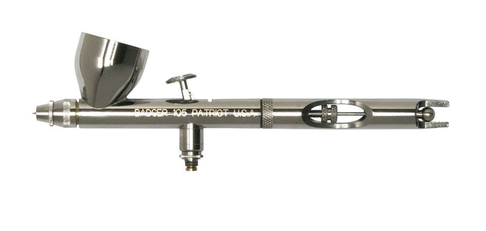Badger 105-1 Model 105 Patriot Fine Airbrush with Extra Tip