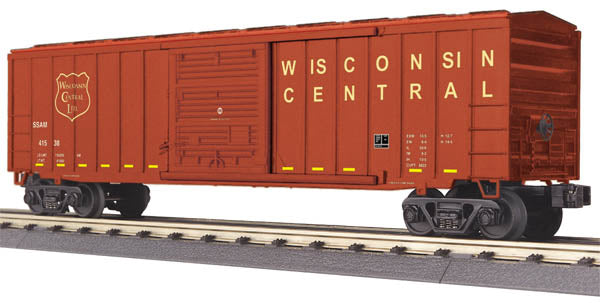 MTH 30-74678 O Gauge Wisconsin Central 50' Modern Boxcar #41538 LN/Box