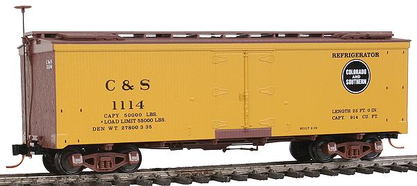 Micro-Trains 99400951 HOn3 C&S 30' Composite-Frame Wood Reefer (Set of 3)