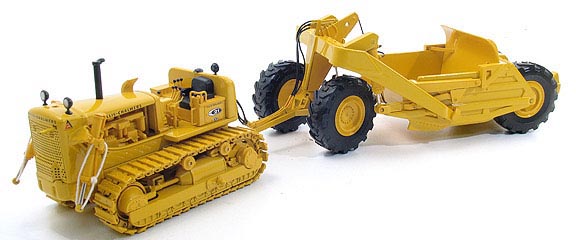 First Gear 58-3153 1:50 Allis-Chalmers HD-21 Crawler with Ejector Scraper