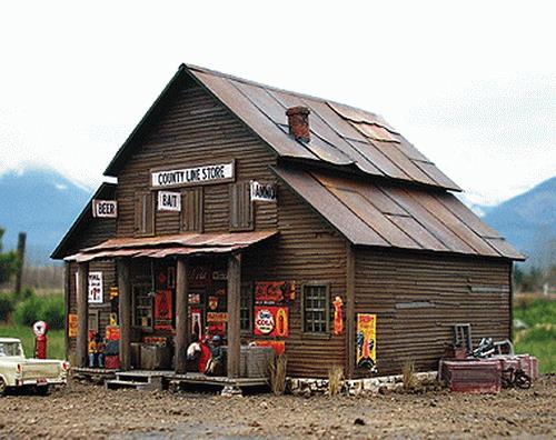 Downtown Deco dd1047 HO County Line Store Kit