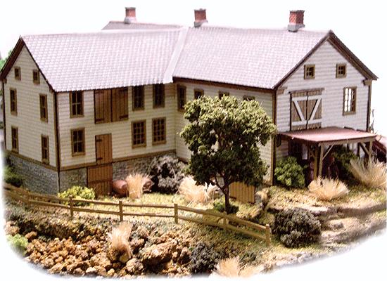 The N Scale Architect 10017 N Gruber Wagon Works Kit
