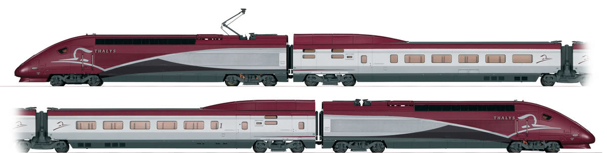 Trix 22371 HO Thalys PBKA High Speed Train Electric Locomotive #4331