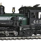 Blackstone Models 310110S HOn3 DRGW K-27 Steam Locomotive with Sound/DCC #463