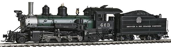 Blackstone Models 310110S HOn3 DRGW K-27 Steam Locomotive with Sound/DCC #463