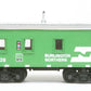 American Model Builders 877 Laser Art GN/BN Transfer Wood Caboose HO Scale Kit