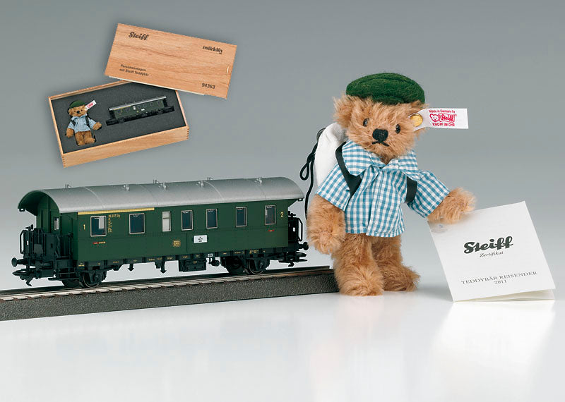 Marklin 94363 Mark/Steiff PassCr & Bear