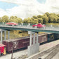 Rix Products 628-0123 HO 150' Wrought Iron Overpass w/ 4-Piers Building Kit