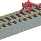 American Flyer 6-49866 S FasTrack Straight W/Lighted Bumper (Pack of 2)