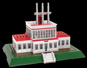 MTH 11-90005 Powerhouse with Operating Smoke Stacks #840