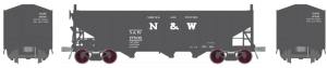 Broadway Limited 1722 HO Norfolk & Western Class H2a 3-Bay Hopper (Set of 6)