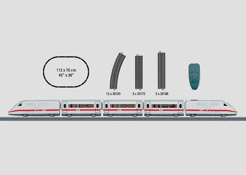 Marklin 29200 My World DB AG High Speed HO Gauge Electric Starter Train Set
