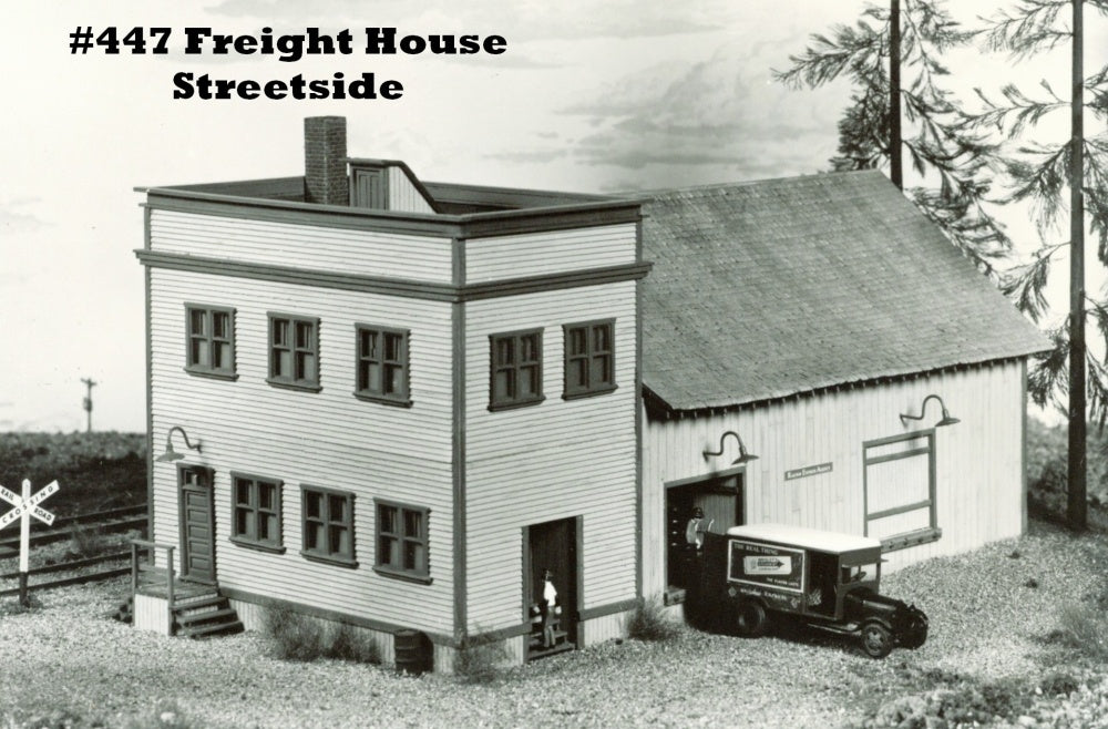Campbell Scale Models 447 HO Large Freight Station Building Kit