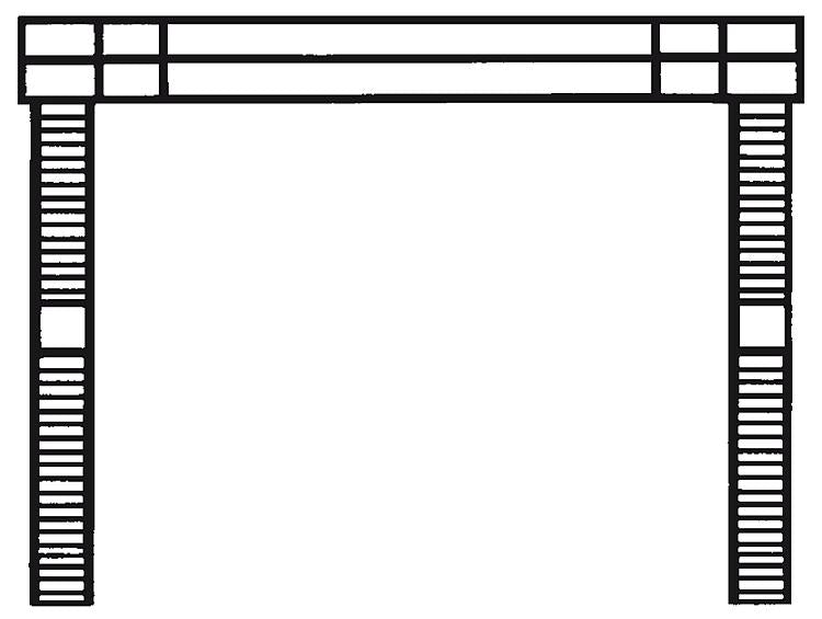 Faller 120198 Covered footbridge