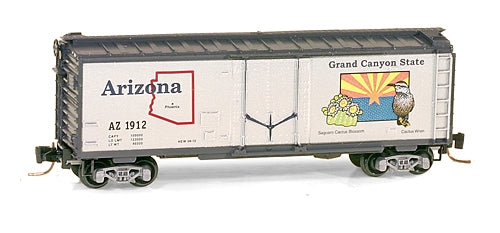 Micro-Trains 50200545 Z Scale Arizona 40' Standard Plug-Door Box Car #1912