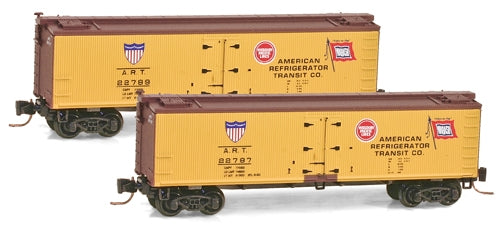 Micro-Trains 51800042 Z American Refrigerator Transit Co 40' Wood Reefer #22789