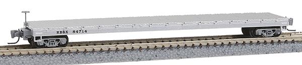 Micro-Trains 52400070 Z Scale Ringling Bros. 60' Straight Sides Flat Car #84714