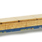 Micro-Trains 52700111 Z GWS 60' Bulkhead Flatcar with Plywood Load #443039