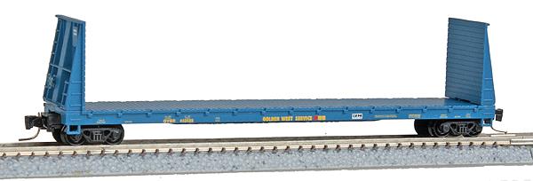 Micro-Trains 52700111 Z GWS 60' Bulkhead Flatcar with Plywood Load #443039