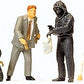 Preiser 10588 HO Robbers & Victims Figures (Set of 6)